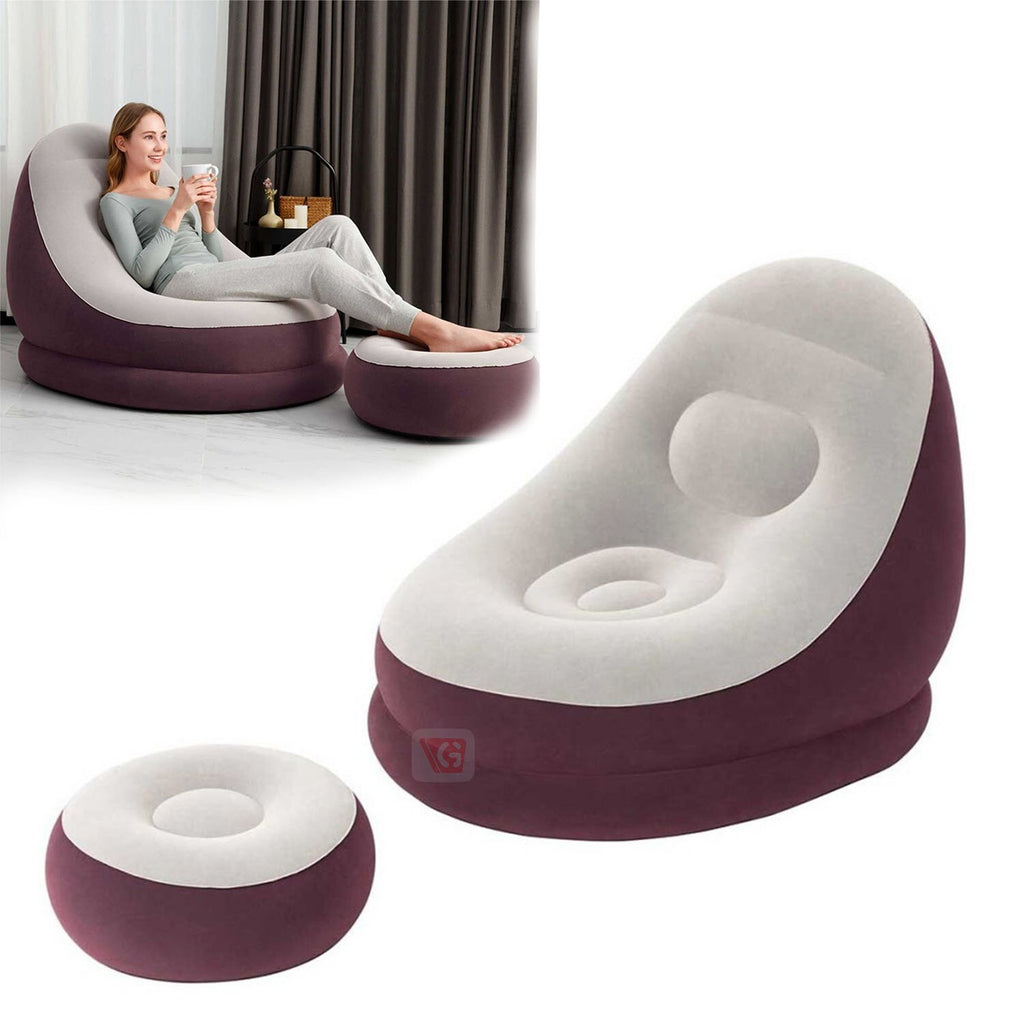 Sofa Inflable con Puff