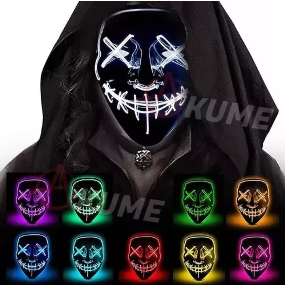 Máscara Halloween La Purga Glow Mask™